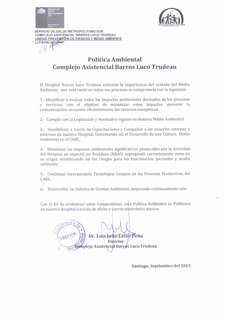 POLITICA AMBIENTAL CABL